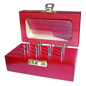 Set 1010; 12 Piece Carbide Burr Set with 1/4 In. Diameters; Double Cut
